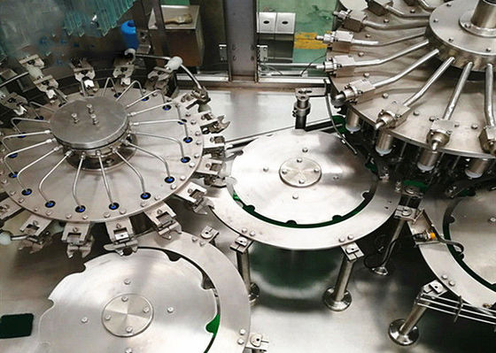Stainless Steel 8 Filling Head Monoblock Bottling Machine