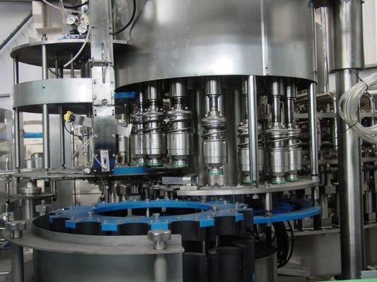 40 Đầu rót 16000 BPH Thiết bị đóng chai nước ép quy mô nhỏ