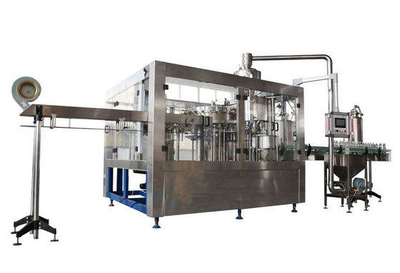 Nắp vặn bằng nhựa 3 trong 1 Máy đóng chai nước ngọt Monoblock